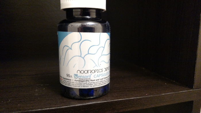 My bottle of Sensoril from Nootropics Depot
